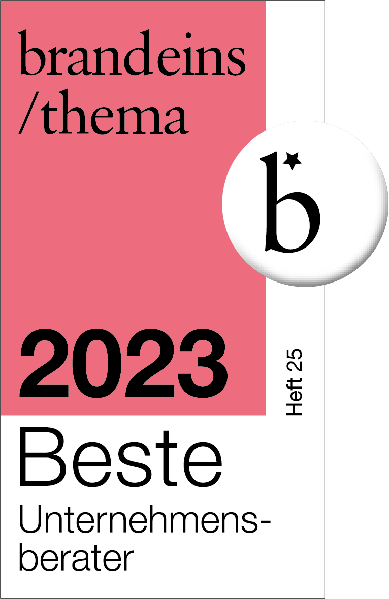 brand eins beste unternehmensberater auszeichnung 2023