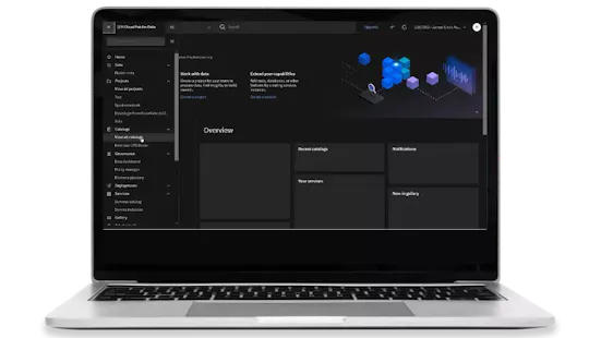 IBM Cloud Pak for Data Screenshot