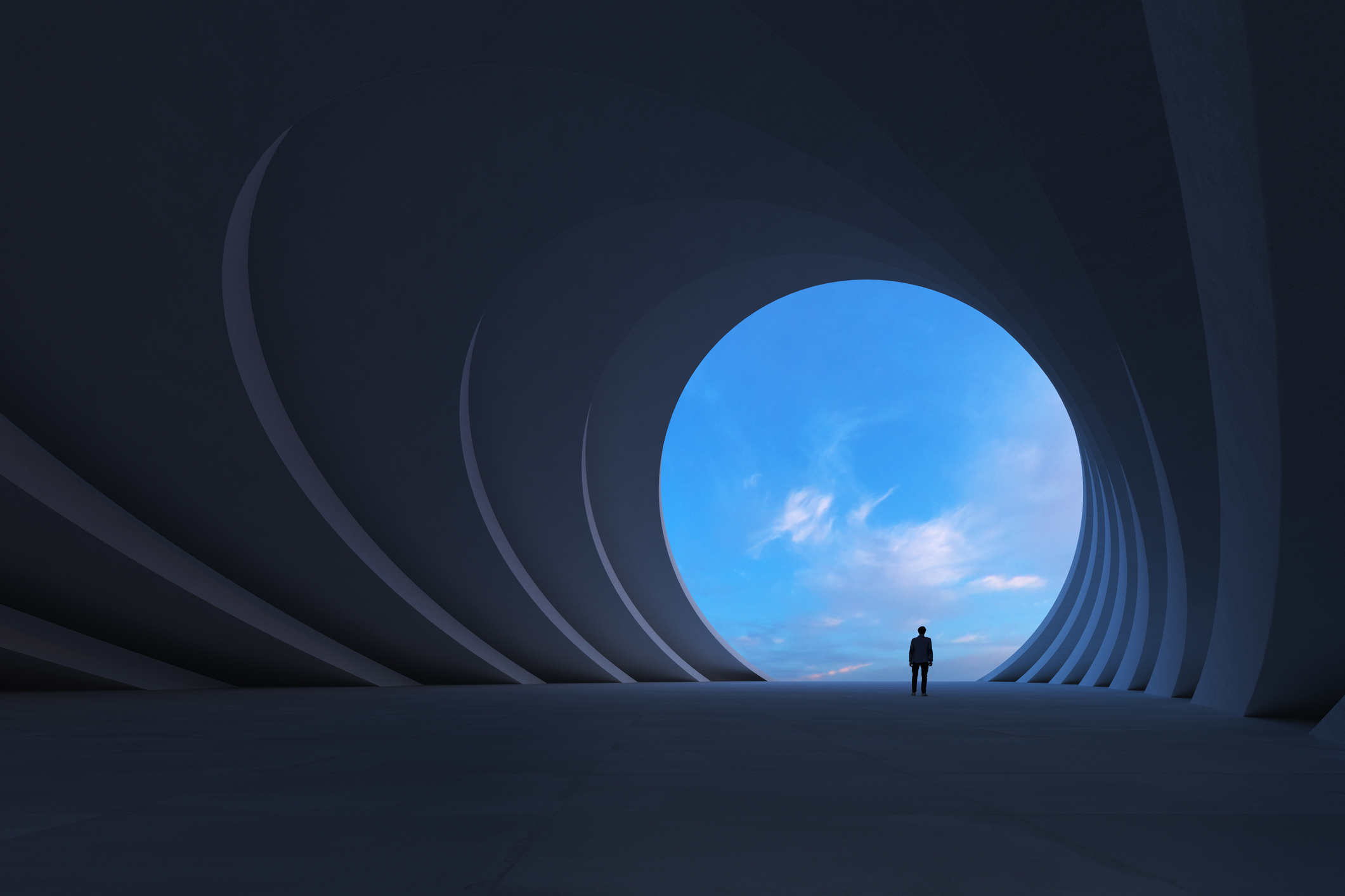 licht am Ende vom Tunnel