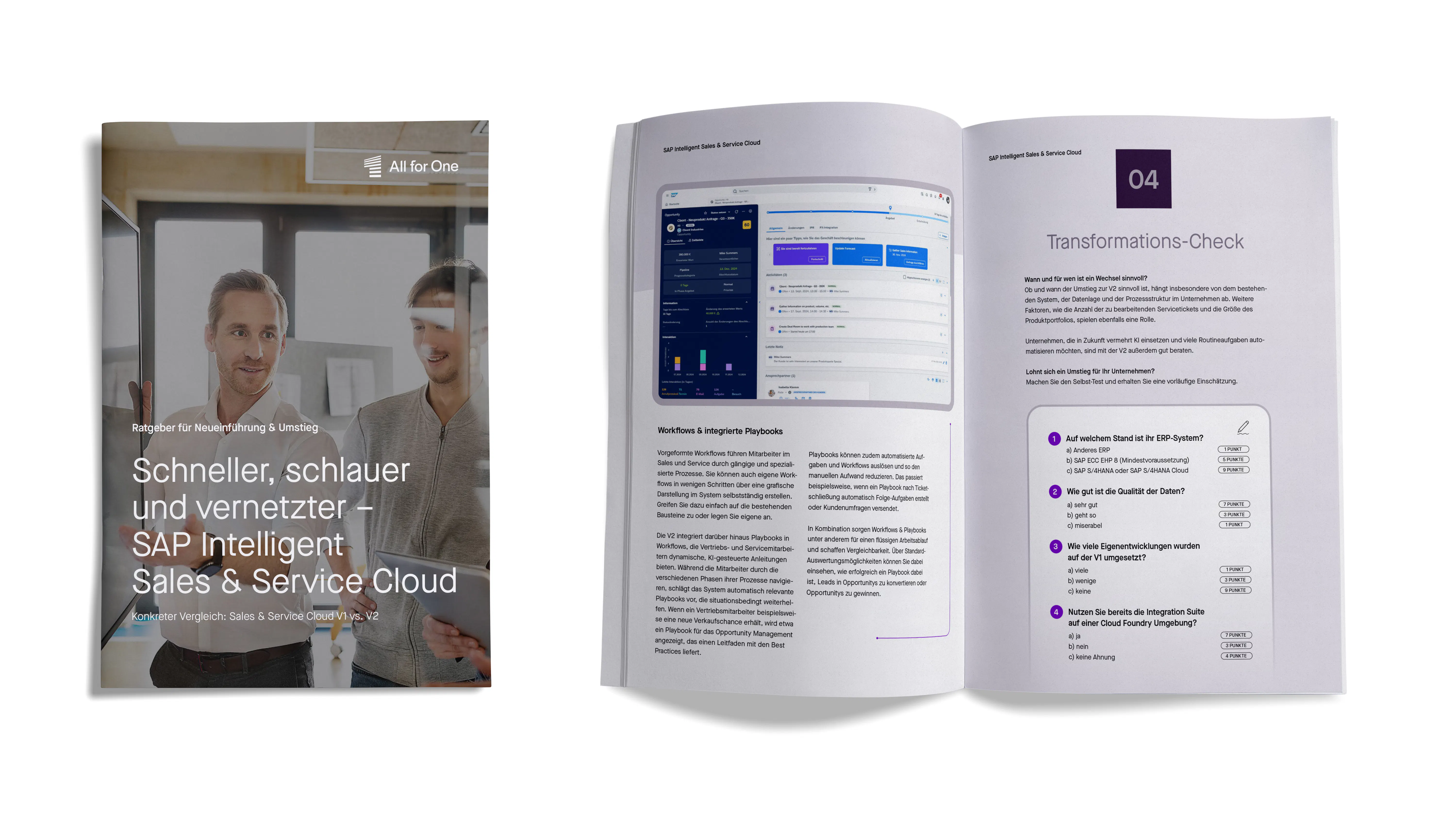 E:Book: Ratgeber für Neueinführung & Umstieg - SAP Sales & Service Cloud V1 vs. V2