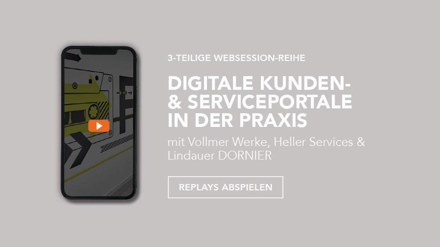 Websessionserie Digitale Kunden- & Serviceportale