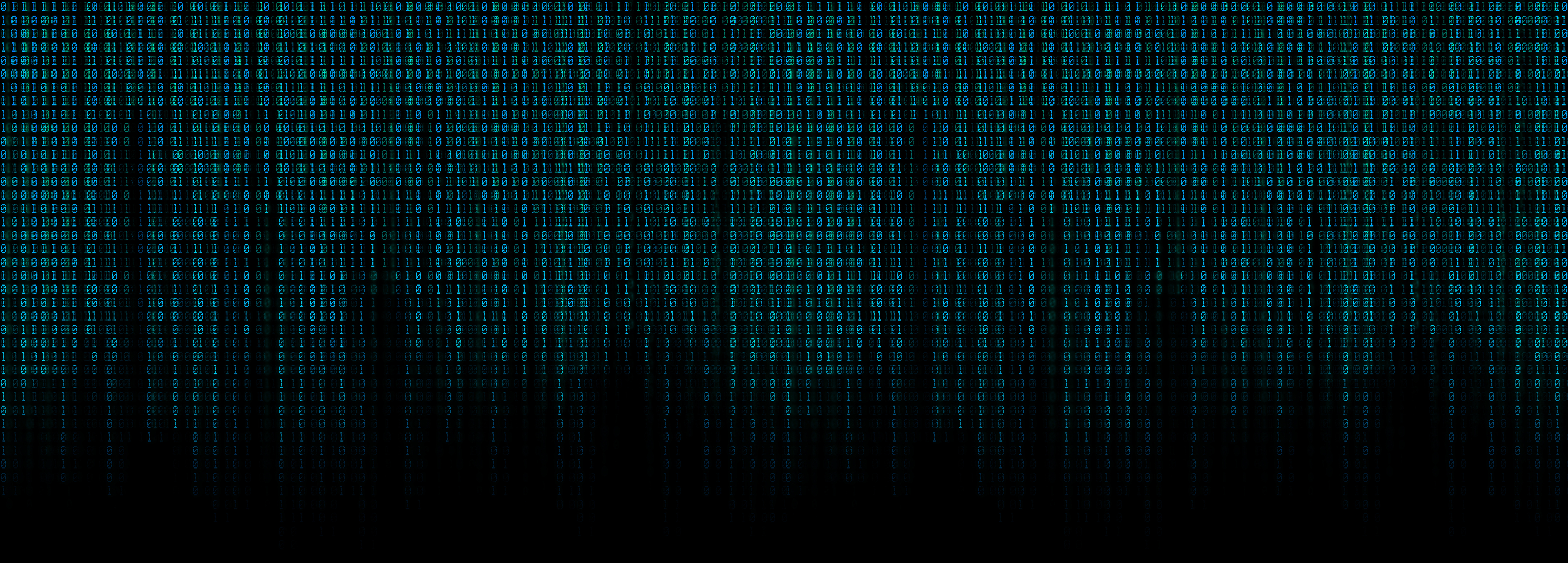 Symbolbild: Einsen und Nullen auf einem Monitor